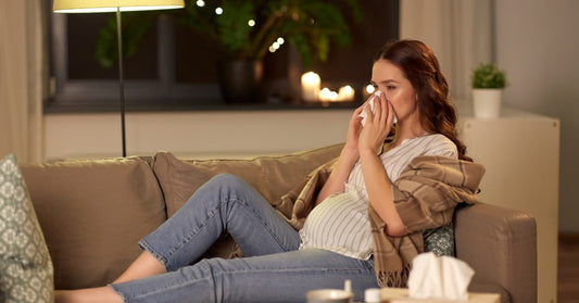 Pregnant Woman having bleeding from nose