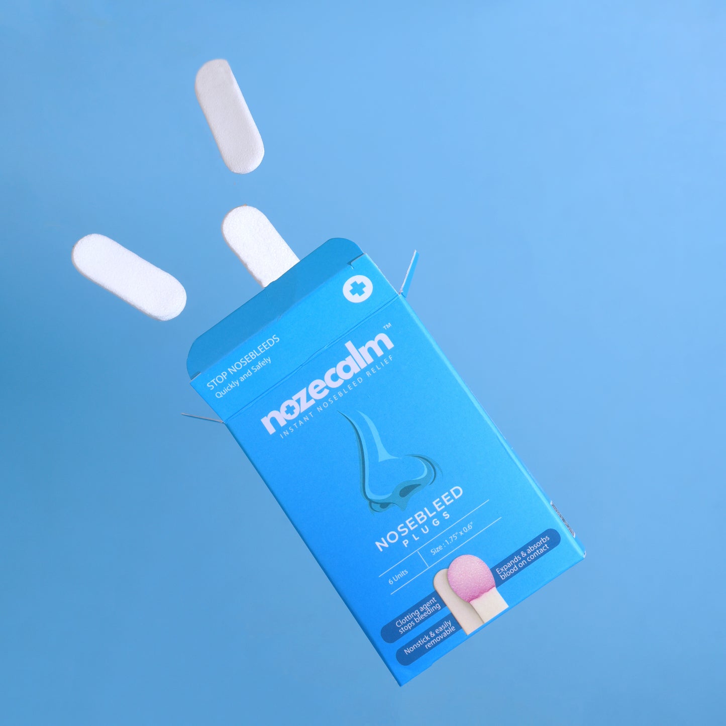 NozeCalm™ - Advanced Nosebleed Stopper Plugs