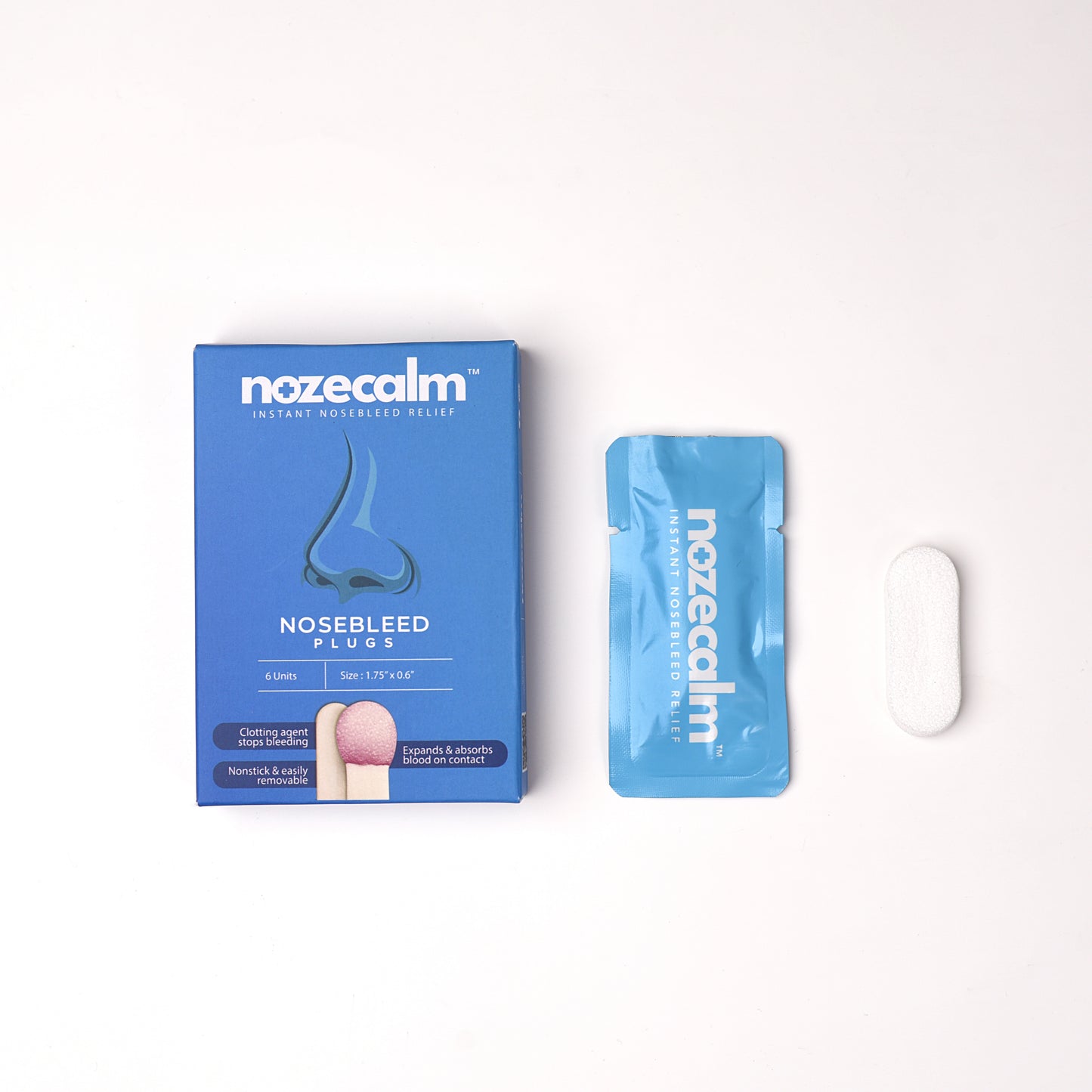 NozeCalm™ - Advanced Nosebleed Stopper Plugs